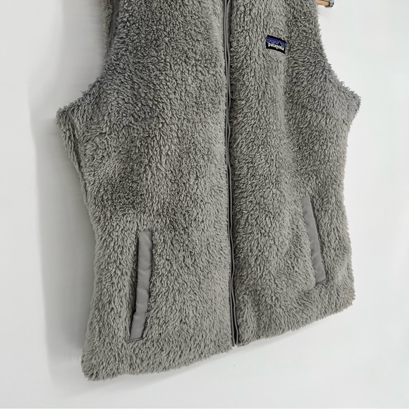 Patagonia Vest Womens Gray Los Gatos Teddy Sherpa Fleece Zip Up
Pockets - Picture 6 of 12